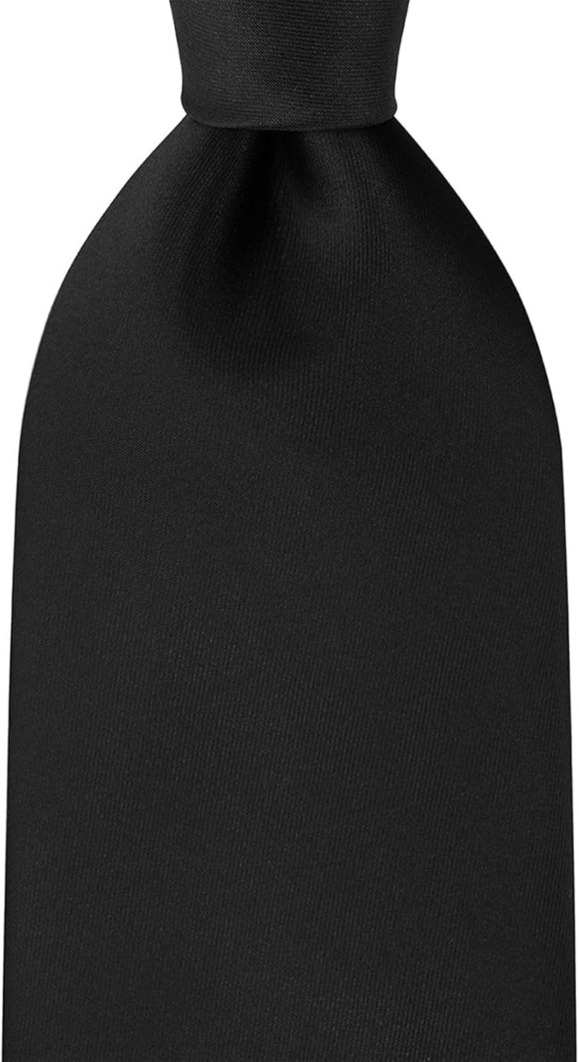 Solid Satin Tie Pure Color Necktie Mens Ties + Gift Box - WORLD TIME VISITS