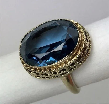Sparkling Women's Fashion 925 Sterling Silver Ring Diamond Ring Blue Sapphire Bride Princess Wedding Band Engagement Party Anniversary Christmas Gift Ring Size 4 - 12 - WORLD TIME VISITS