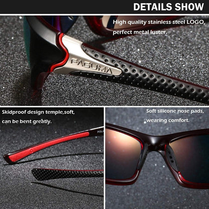 Sports Polarized Sunglasses for Men Cycling Driving Fishing UV400 Protection