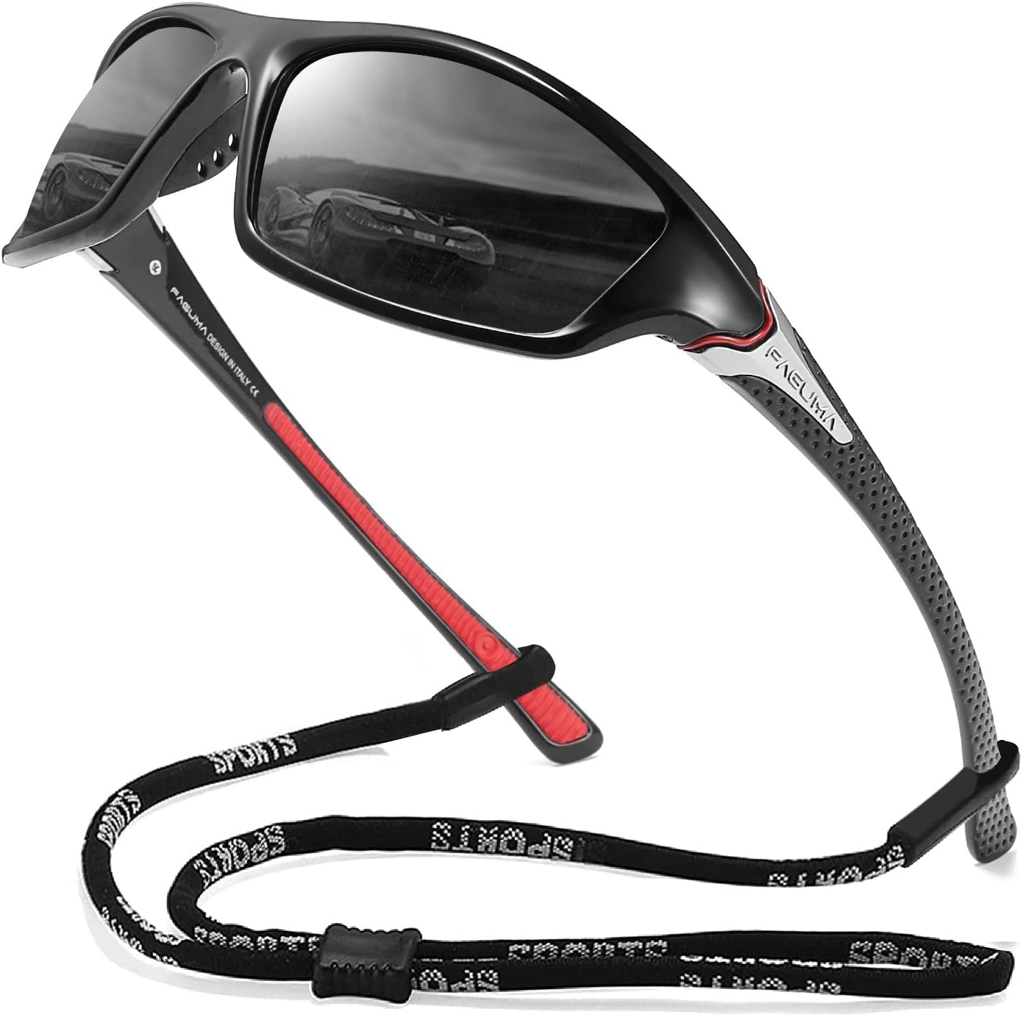 Sports Polarized Sunglasses for Men Cycling Driving Fishing UV400 Protection - WORLD TIME VISITS