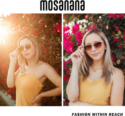Square Cat Eye Sunglasses for Women Trendy Style Model - Shine - WORLD TIME VISITS