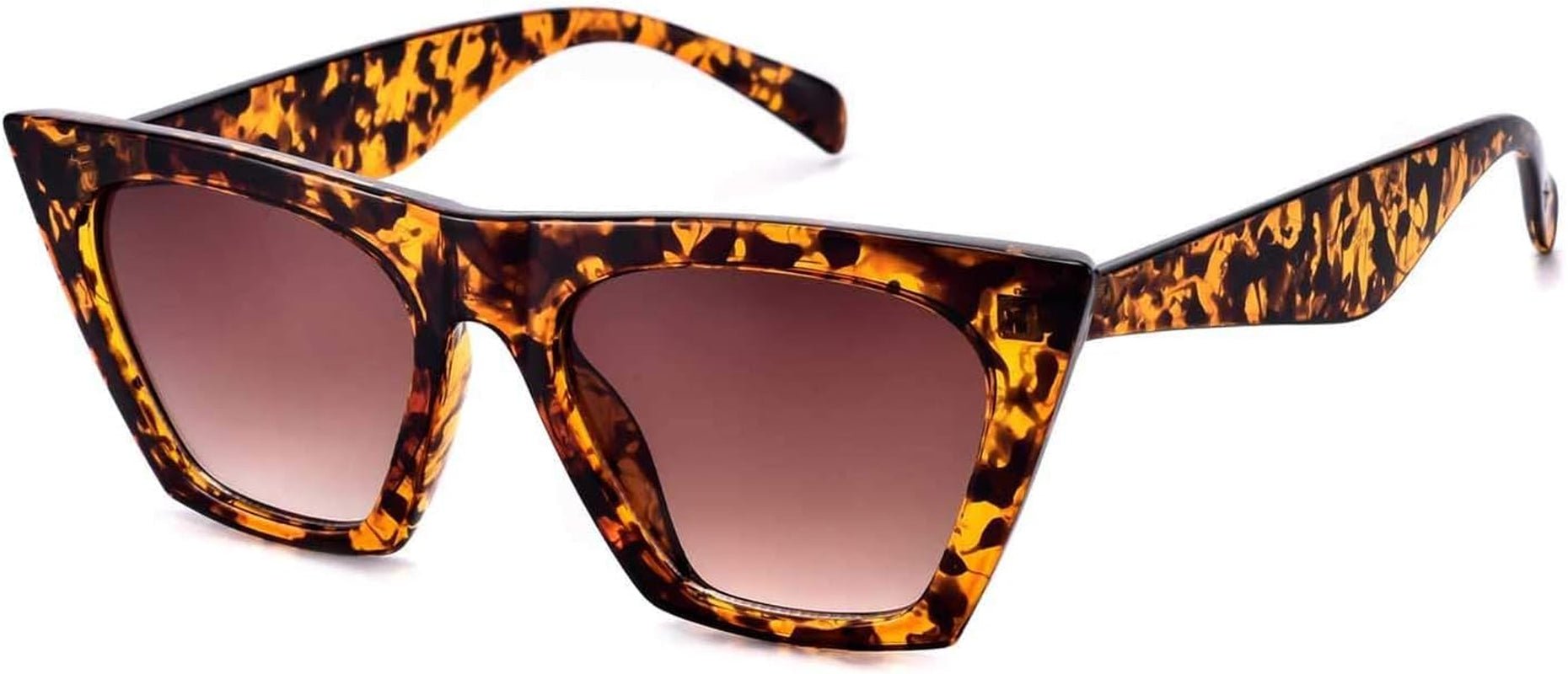 Square Cat Eye Sunglasses for Women Trendy Style Model - Shine - WORLD TIME VISITS