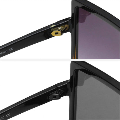 Square Oversized Sunglasses for Women Men Flat Top Fashion Shades