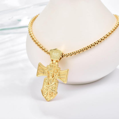 St Michael/St Christopher Necklace S925 Sterling Silver Archangel Saint Michael Protect US Pendant Jewelry Graduation Gifts for Women Men - WORLD TIME VISITS