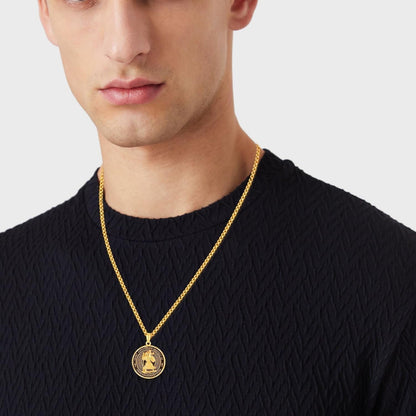 St Michael/St Christopher Necklace S925 Sterling Silver Archangle Saint Michael Protect US Pendant Jewelry Graduation Gifts for Women Men