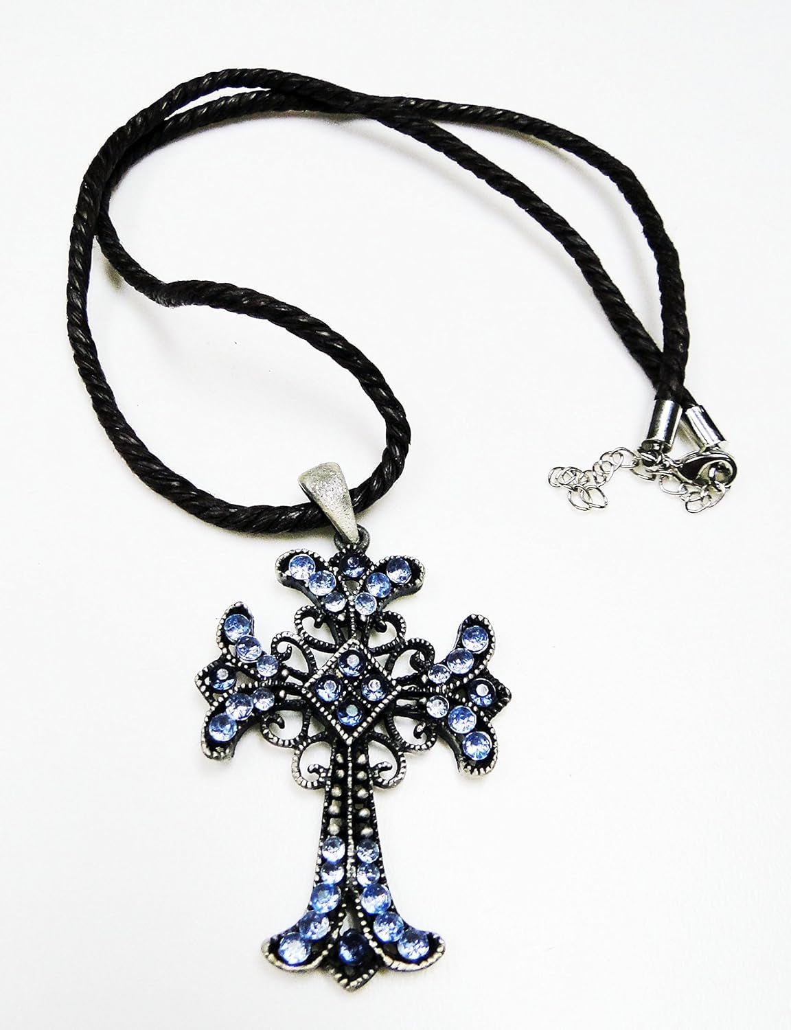 Stainless Steel Fashion Cross Pendant Necklace