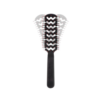 Static Free Fast Flo Flex Vent Hair Brush - Quick Drying, Detangling, and Styling - Anti-Static Bristles for Frizz-Free Blowouts, Ideal for All Hair Types