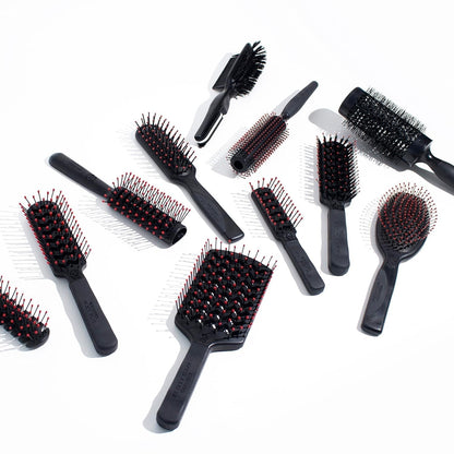 Static Free Fast Flo Flex Vent Hair Brush - Quick Drying, Detangling, and Styling - Anti-Static Bristles for Frizz-Free Blowouts, Ideal for All Hair Types