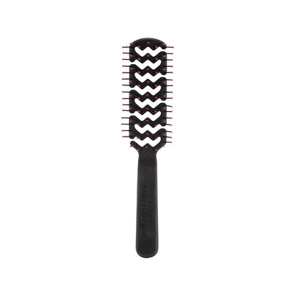 Static Free Fast Flo Flex Vent Hair Brush - Quick Drying, Detangling, and Styling - Anti - Static Bristles for Frizz - Free Blowouts, Ideal for All Hair Types - WORLD TIME VISITS