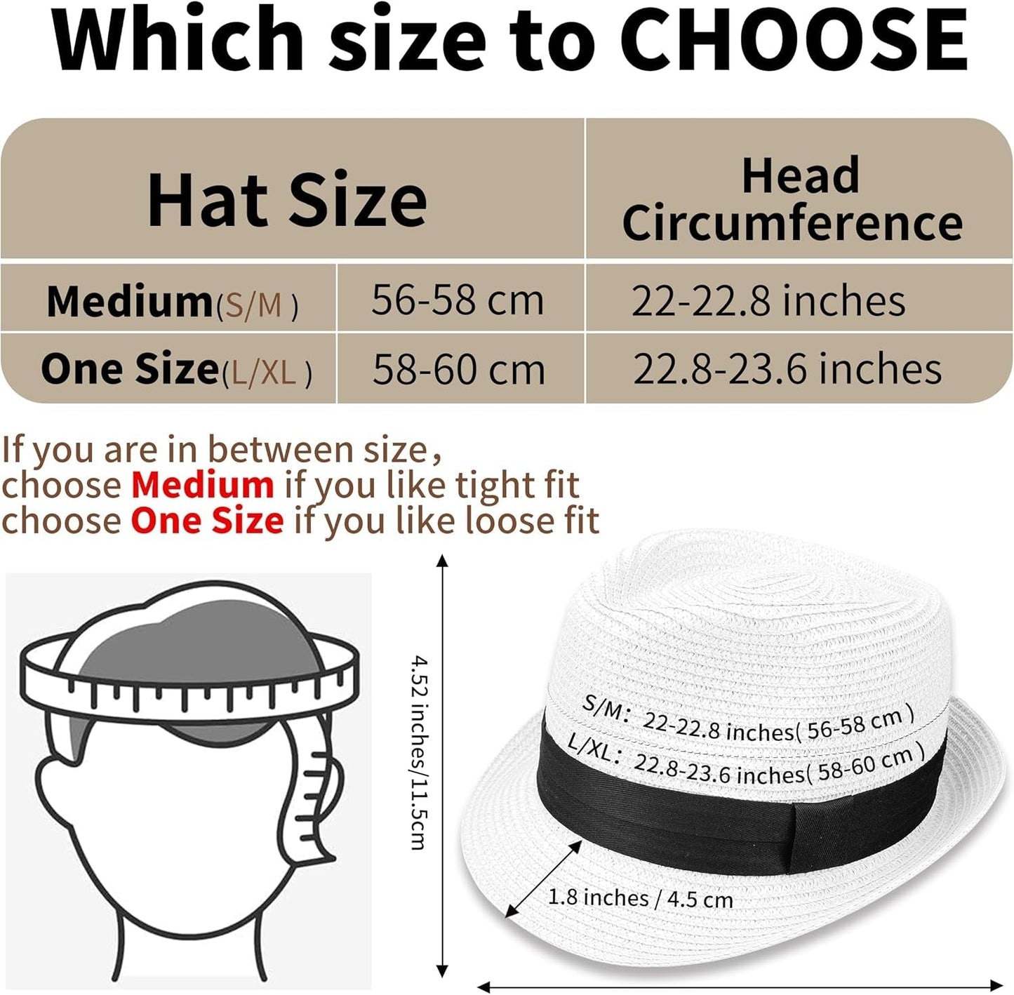 Straw Fedora Hat for Women Men Packable Short Brim Roll up Trilby Hat Panama Summer Beach Sun Hat UPF 50+