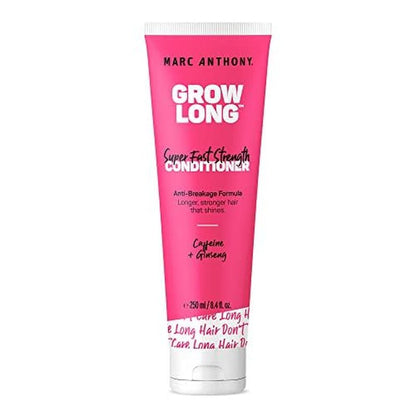 Strengthening Conditioner, Grow Long - Anti-Frizz, Anti-Breakage & Nourishing Formula for Split Ends, & Hair Growth - Biotin, Vitamin E, Caffeine & Ginseng for Dry & Damaged Hair