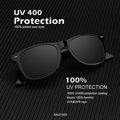 Sunglasses Men Polarized for Mens and Womens Unisex Sun Glasses for Driving UV Protection - WORLD TIME VISITS