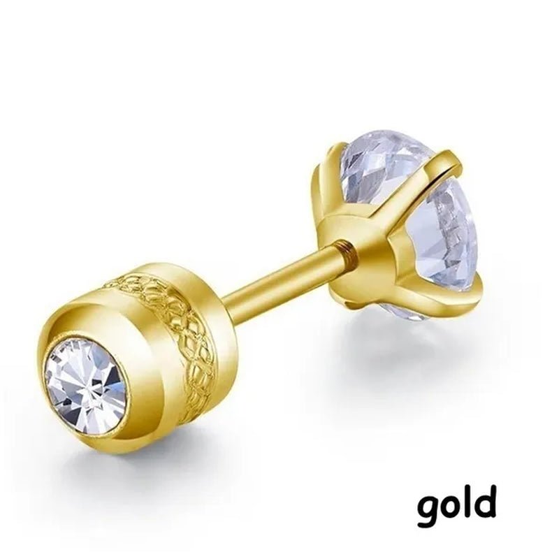 Titanium Steel Earrings for Men Stainless Steel Earrings for Women Men Earrings Diamond Earrings