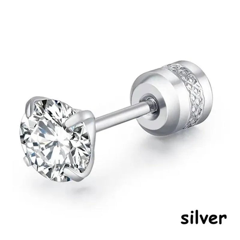 Titanium Steel Earrings for Men Stainless Steel Earrings for Women Men Earrings Diamond Earrings