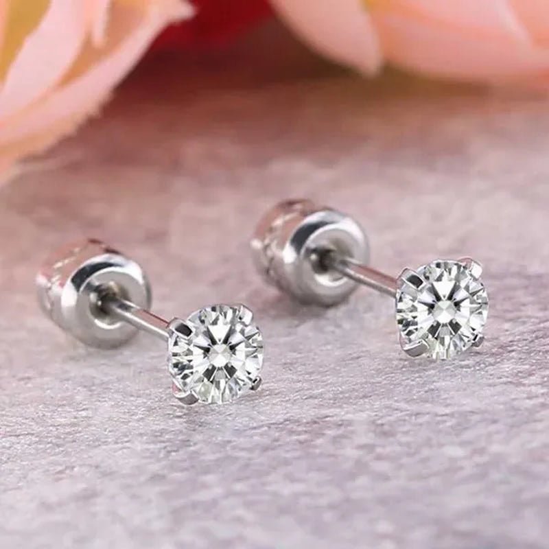 Titanium Steel Earrings for Men Stainless Steel Earrings for Women Men Earrings Diamond Earrings