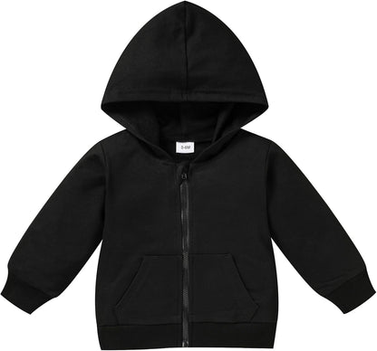 Toddler Baby Boy Fall Winter Hooded Clothes Baby Boy Hoodie Tops Letter Printed Long Sleeve Sweatshirt - WORLD TIME VISITS