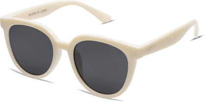 Trendy Cat Eye round Polarized Sunglasses for Women Fashion UV Protection Sunnies Sunglasses SJ2175