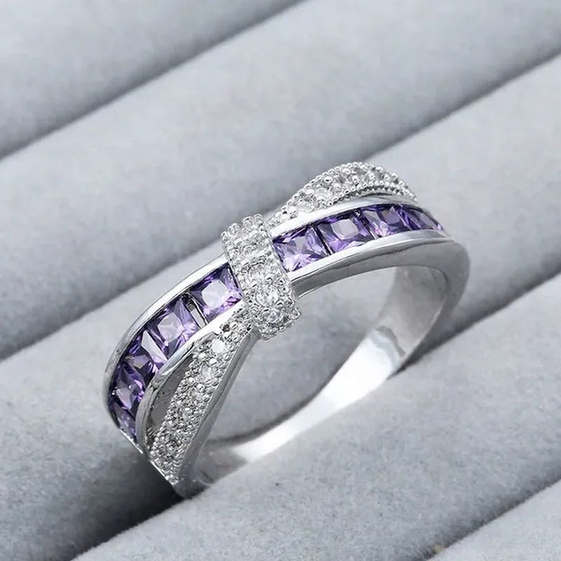 Trendy Women Rings with Brilliant Cubic Zirconia Luxury Engagement Rings Fashion Wedding Party Jewelry