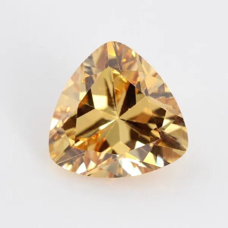 Trilion Triangle Shape Cubic Zirconia Stone Multicolor Brilliant Cut Loose CZ Synthetic Gems Beads for Jewelry AAAAA