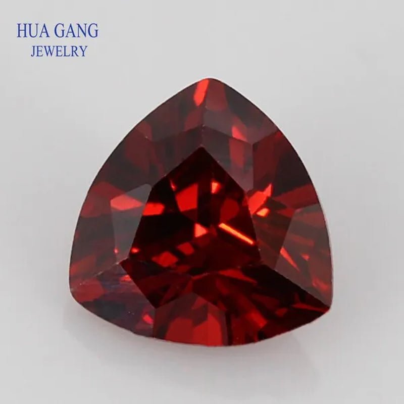 Trilion Triangle Shape Cubic Zirconia Stone Multicolor Brilliant Cut Loose CZ Synthetic Gems Beads for Jewelry AAAAA