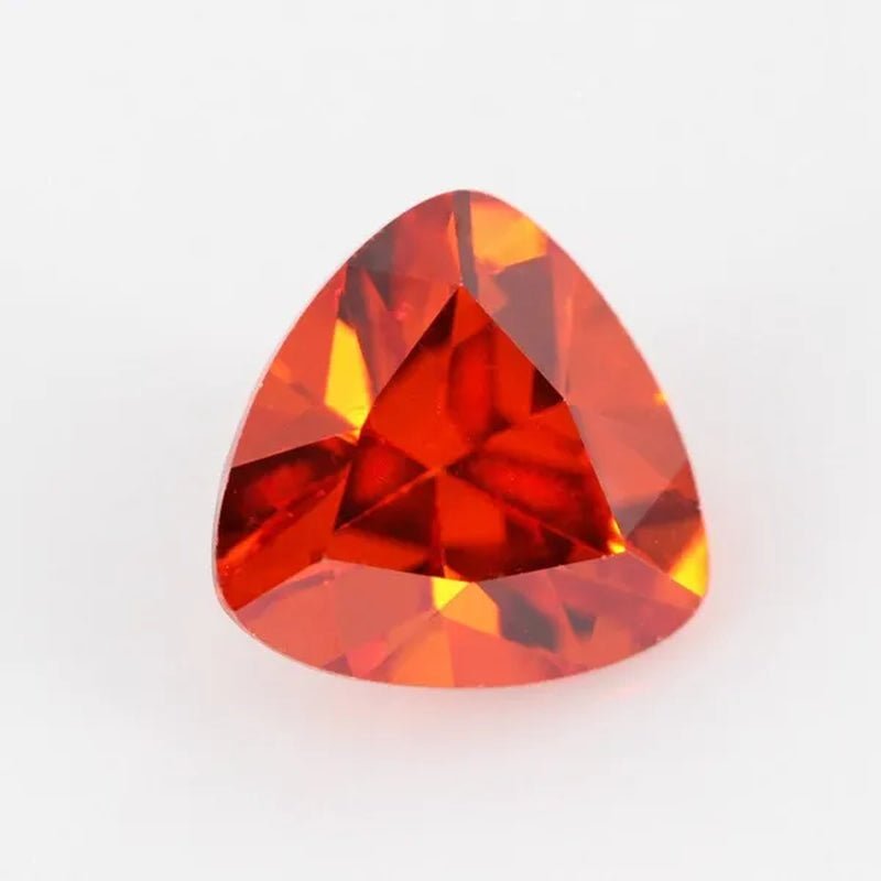 Trilion Triangle Shape Cubic Zirconia Stone Multicolor Brilliant Cut Loose CZ Synthetic Gems Beads for Jewelry AAAAA