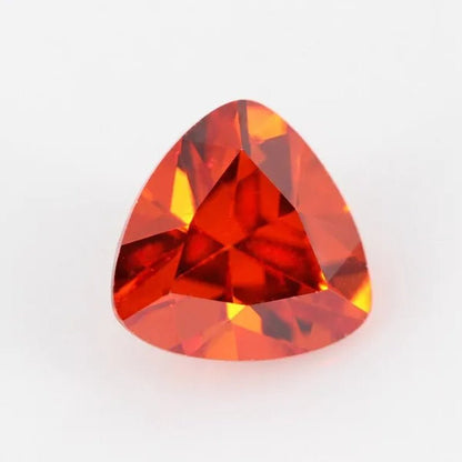 Trilion Triangle Shape Cubic Zirconia Stone Multicolor Brilliant Cut Loose CZ Synthetic Gems Beads for Jewelry AAAAA