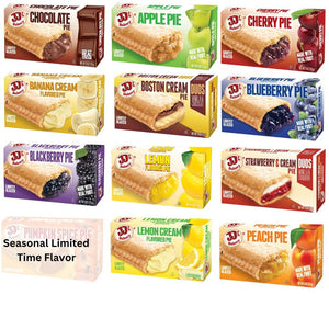 Ultimate Variety Pie Snack Pies, Individual Dessert, Fresh-Baked, Perfect for Snacks, Nut-Free, Kosher Parve, 4 Oz Each (Pack of 12)