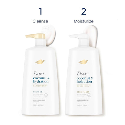 Ultra Care Shampoo Coconut and Hydration for Dry Hair Shampoo with Oil Blend of Coconut, Jojoba & Sweet Almond 25.4 Oz