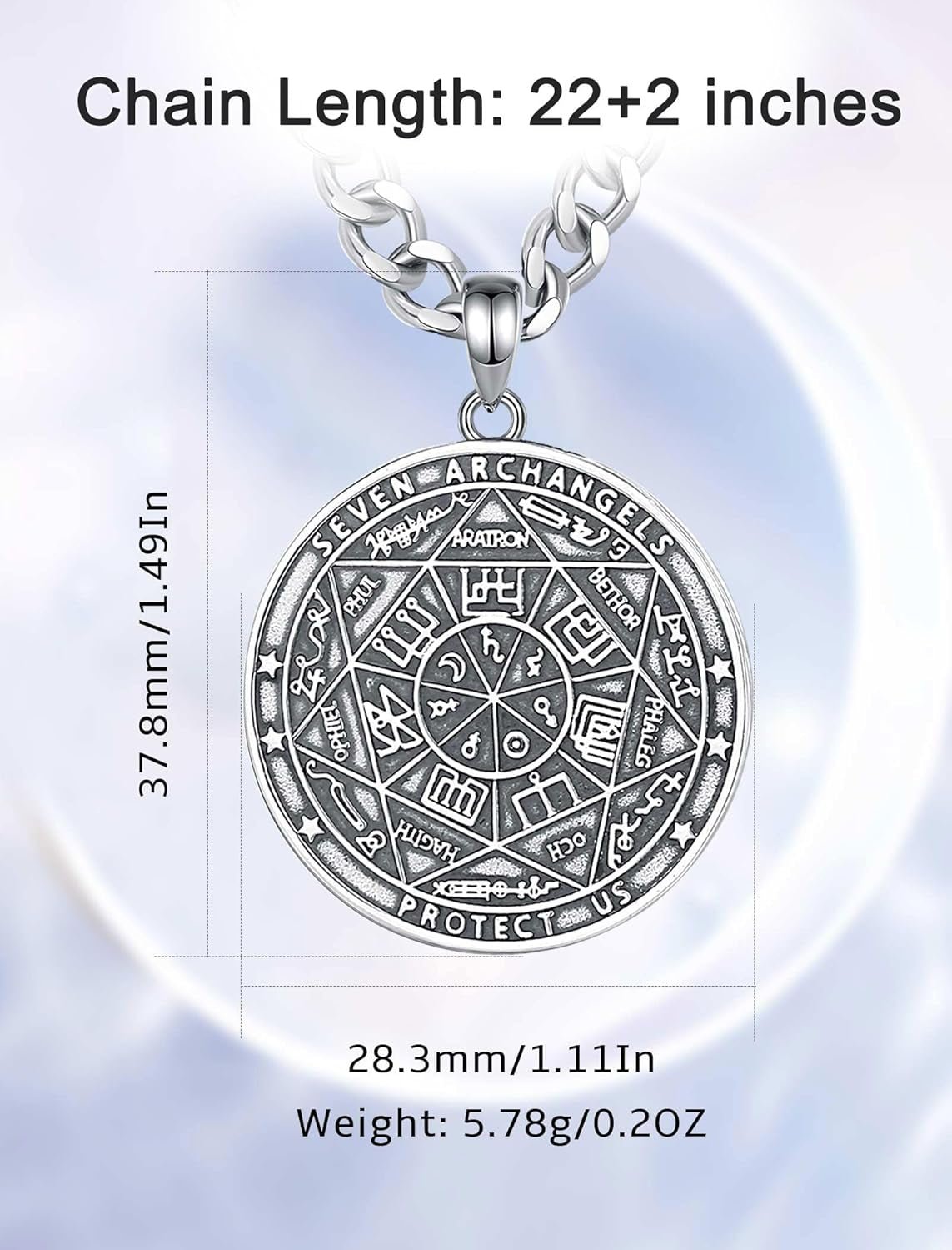 Unique Religious Gifts for Men Women, St. Michael/St. Christopher/St. Benedict/Virgin Mary Pendant Necklaces