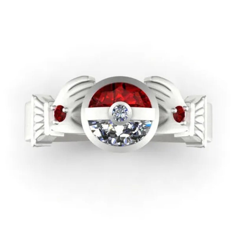 unique Silver anniversary Statement Ring Natural Gemstones Ruby Ring Wedding Bride Engagement Band Charm Ring Jewelry - WORLD TIME VISITS