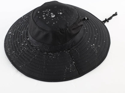 UPF50+ Mens Sun Hat Wide Brim Fishing Hat Foldable Large Brim UV Protection Sun Hat for Men Women Beach Gardening