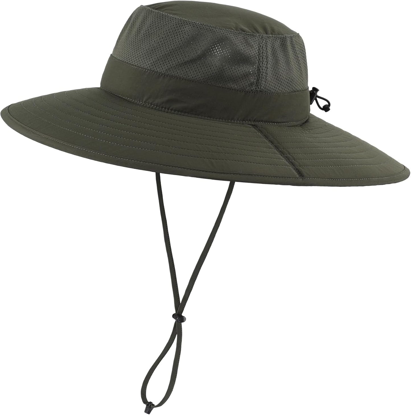 UPF50+ Mens Sun Hat Wide Brim Fishing Hat Foldable Large Brim UV Protection Sun Hat for Men Women Beach Gardening - WORLD TIME VISITS
