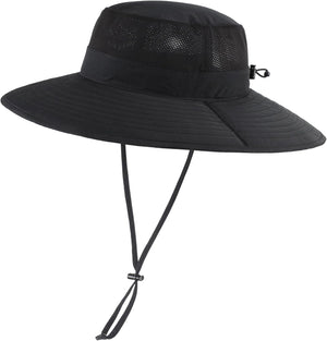 UPF50+ Mens Sun Hat Wide Brim Fishing Hat Foldable Large Brim UV Protection Sun Hat for Men Women Beach Gardening