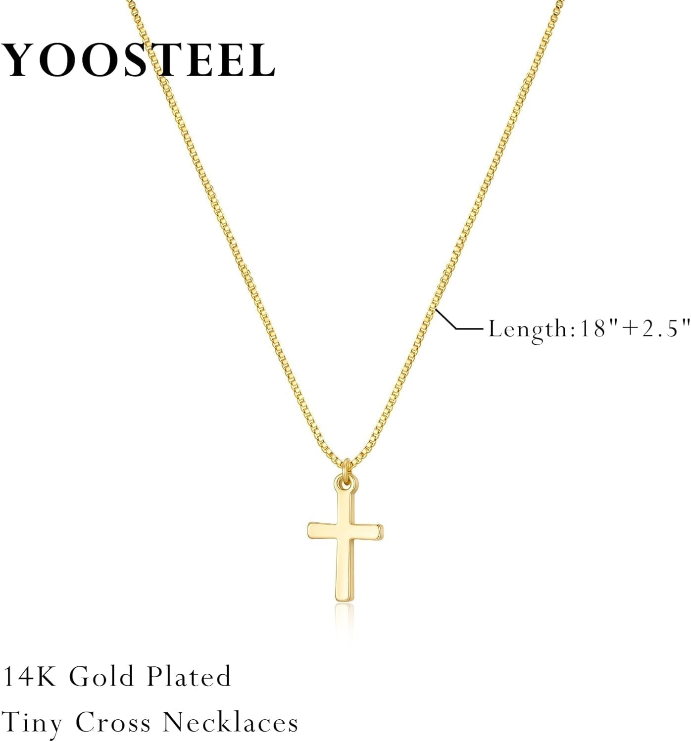 Valentines Gifts for Her Teen Girls Kids - Valentines Day Cross Necklace Dainty 14K-Gold-Plated Cross Pendant Necklaces Simple Tiny Necklace Christian Religious Easter Jewelry Gift for Teenage Girl Women