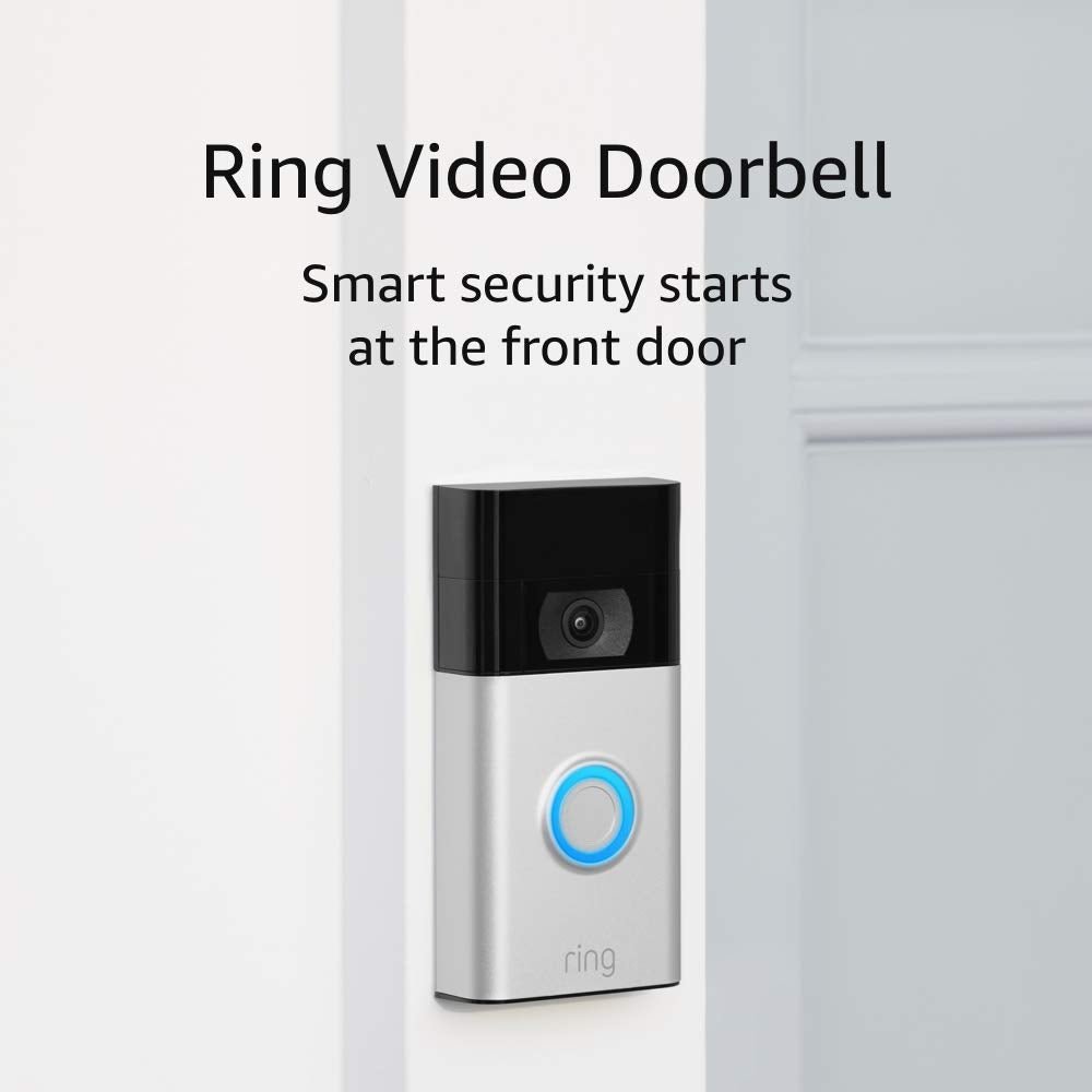 Video Doorbell - 1080P HD Video, Improved Motion Detection, Easy Installation (2020 Release) – Satin Nickel - WORLD TIME VISITS