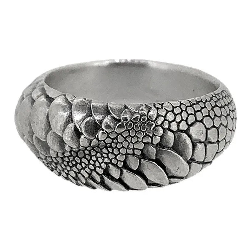 Vintage 925 Standard Silver Infinity Snake Scales Open Ring for Men Women Cocktail Party Sterling Silver Ring Wedding Ring Engagement Jewelry Motorcycle Party Punk Cool Dragon Ring Fashion Jewelry Gifts