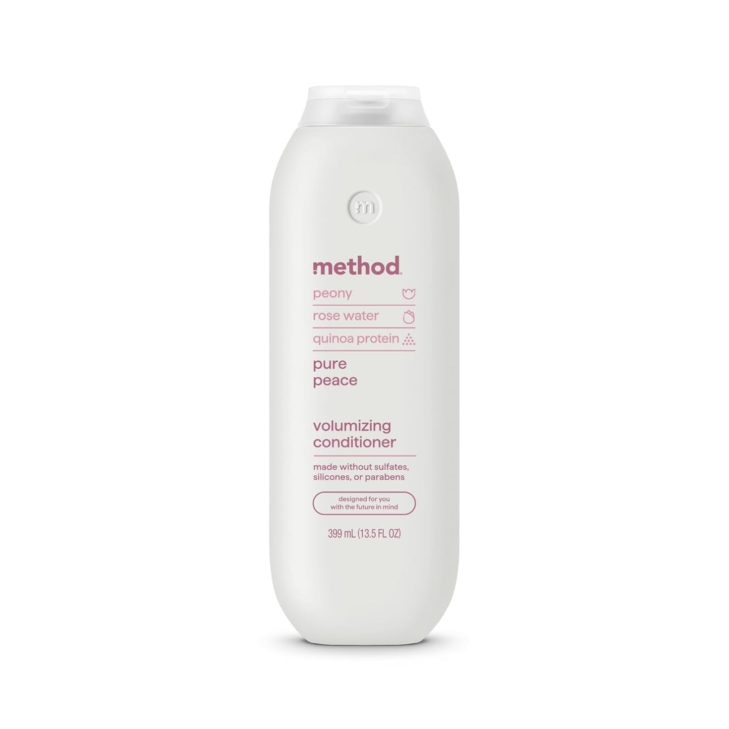Volumizing Conditioner, Pure Peace with Rose, Peony, and Pink Sea Salt Scent Notes, Paraben and Sulfate Free, 13.5 Oz (Pack of 1) - WORLD TIME VISITS