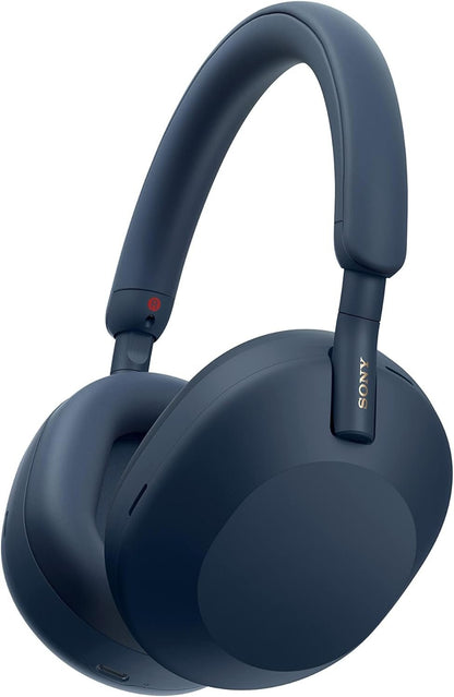 WH - 1000XM5 the Best Wireless Noise Canceling Headphones, Auto NC Optimizer, 30 - Hour Battery, Alexa Voice Control, Midnight Blue - WORLD TIME VISITS
