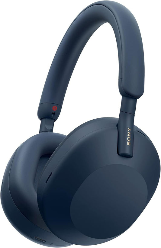 WH - 1000XM5 the Best Wireless Noise Canceling Headphones, Auto NC Optimizer, 30 - Hour Battery, Alexa Voice Control, Midnight Blue - WORLD TIME VISITS