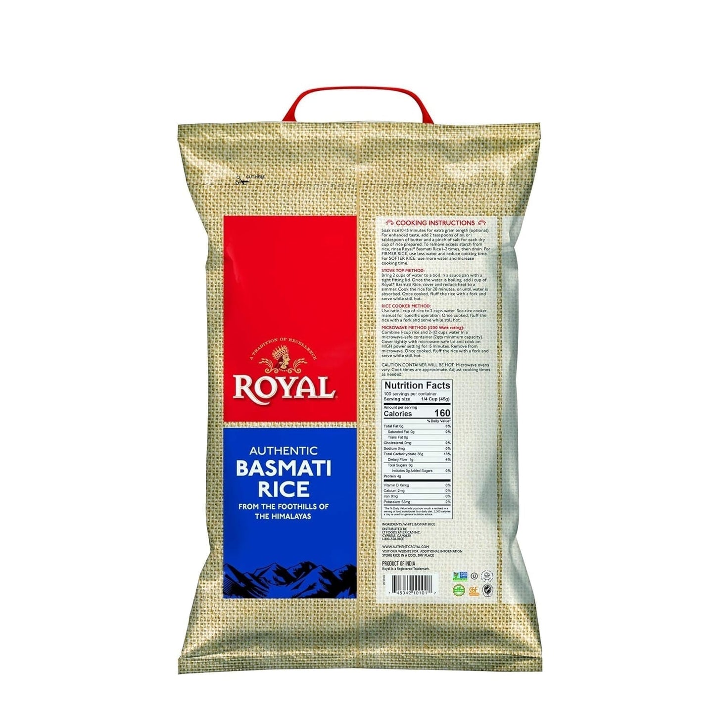 White Basmati Rice, 10Lb - WORLD TIME VISITS