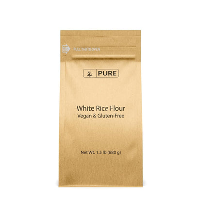 White Rice Flour (1.5 Lb) Unbleached & Untreated, Flour Alternative, Vegan. - WORLD TIME VISITS