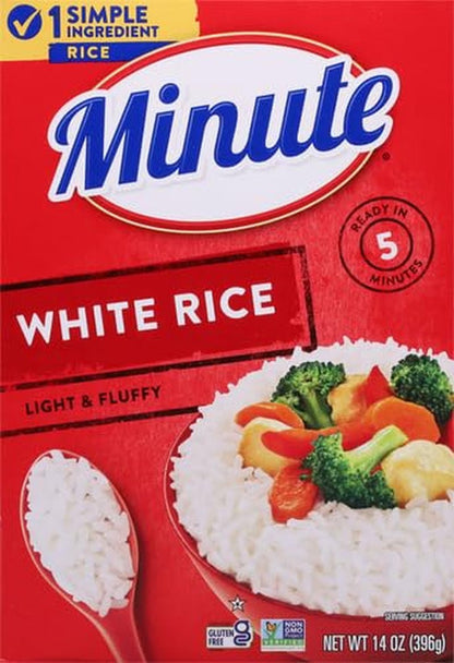 White Rice, Instant White Rice for Quick Dinner Meals, 14 - Ounce Box - WORLD TIME VISITS