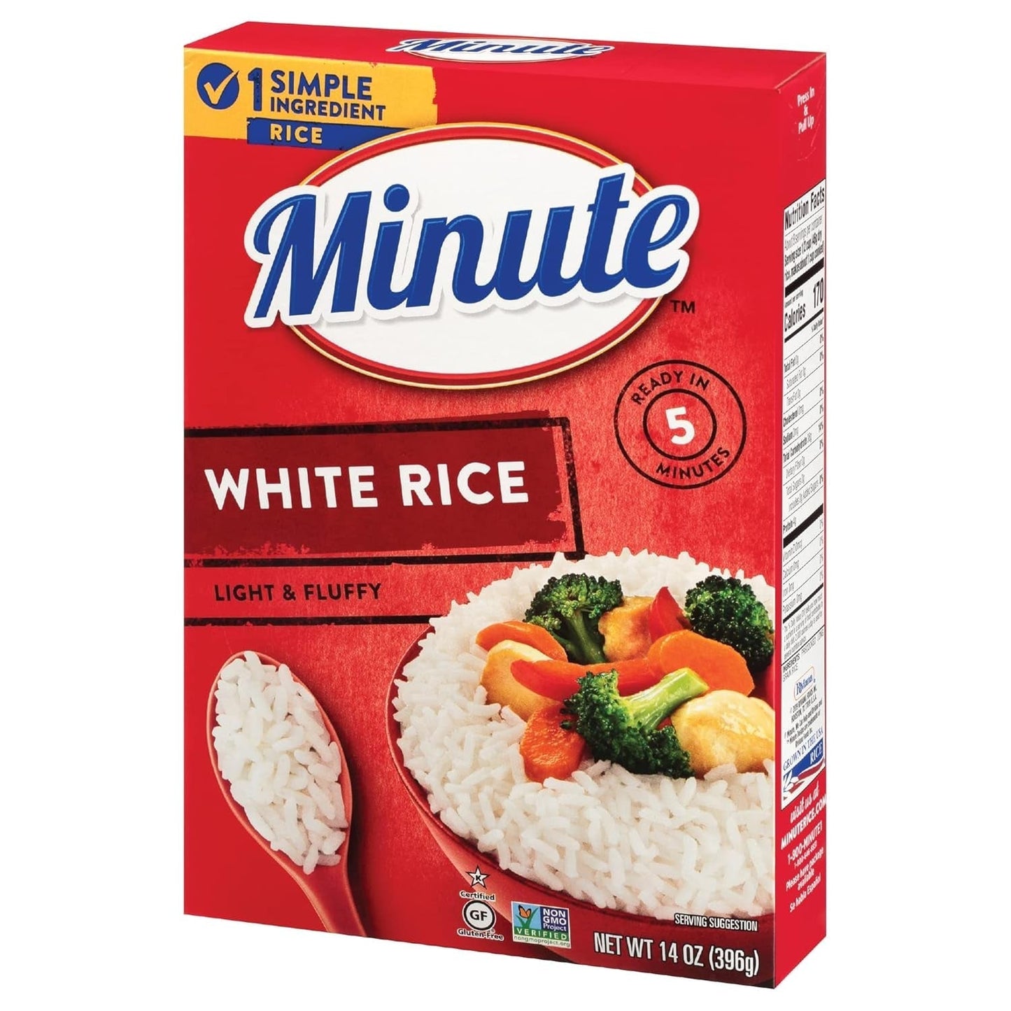 White Rice, Instant White Rice for Quick Dinner Meals, 14 - Ounce Box - WORLD TIME VISITS