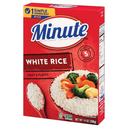 White Rice, Instant White Rice for Quick Dinner Meals, 14 - Ounce Box - WORLD TIME VISITS
