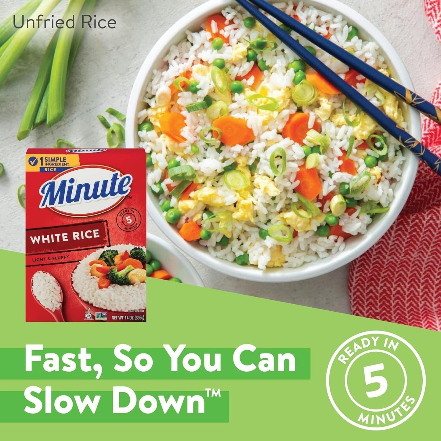 White Rice, Instant White Rice for Quick Dinner Meals, 14 - Ounce Box - WORLD TIME VISITS