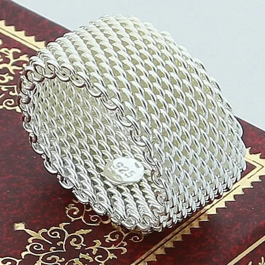Wholesale Price Round Silver Rings 925 Sterling Silver Rings Size 6 7 8 9 For Women Men Jewelry Best Gift wholesale - WORLD TIME VISITS
