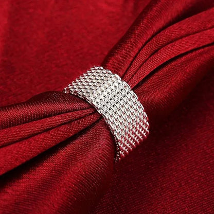 Wholesale Price Round Silver Rings 925 Sterling Silver Rings Size 6 7 8 9 For Women Men Jewelry Best Gift wholesale