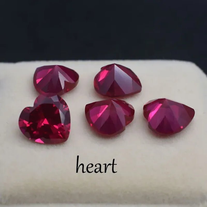 Wisdom and Guardian Stone 3A Mozambique Ruby Corundum Spinel Various Shapes Mosaic Jewelry Diy Pigeon Blood Red AAA 5-7MM