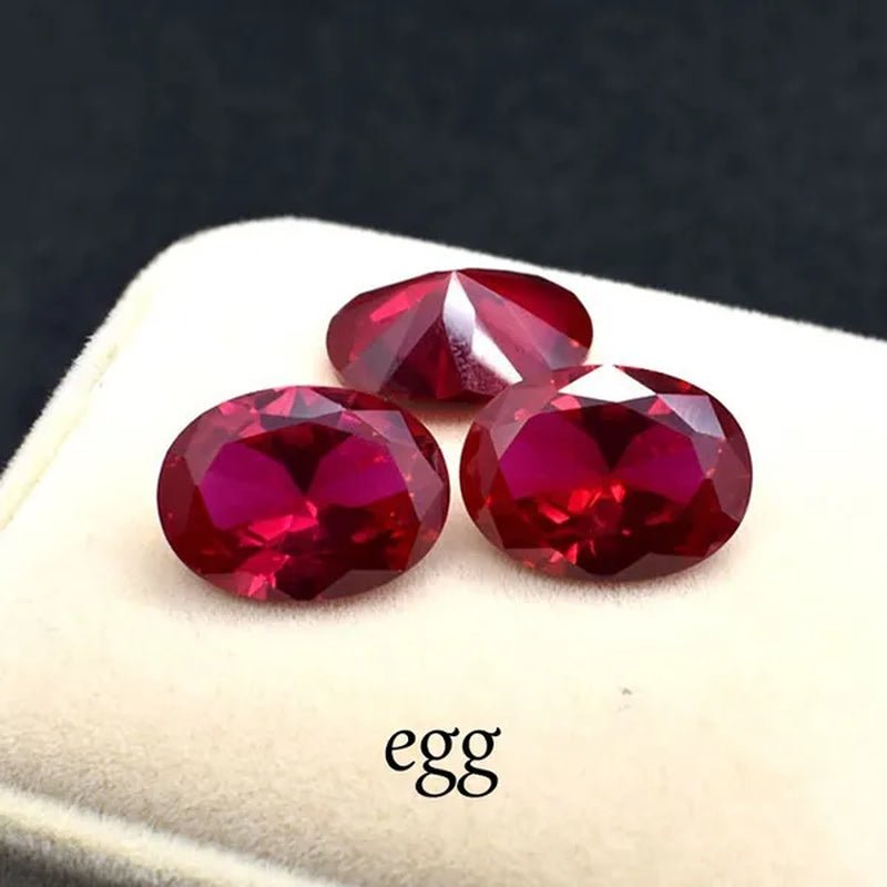Wisdom and Guardian Stone 3A Mozambique Ruby Corundum Spinel Various Shapes Mosaic Jewelry Diy Pigeon Blood Red AAA 5-7MM