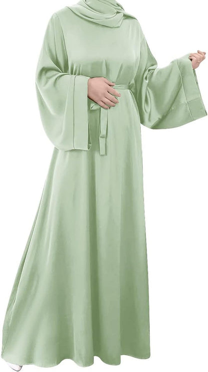 Woman Muslim Long Dress Ramadan Robes Islamic Women Long - Sleeved Robes Ethnic Style Arabian Robe - WORLD TIME VISITS